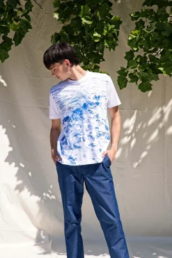 T-Shirt Mario Ultima Ola Blanc