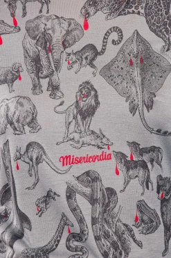 T-shirt Medallon Animales Bleu fjord