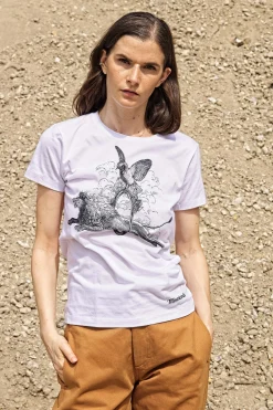 T-Shirt Medallon Aro Blanc