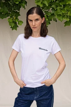 T-Shirt Medallon Misericordia Pecho Blanc