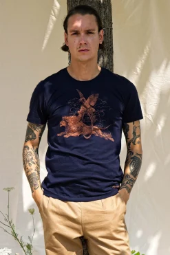 T-Shirt Querido Aro Bleu Marine