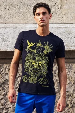 T-Shirt Querido Avispa Bleu Marine