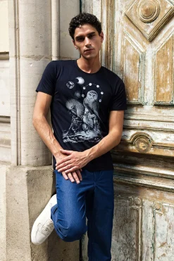 T-Shirt Querido Buho Bleu Marine