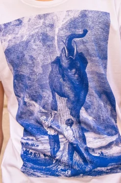 T-Shirt Querido Elefante Blanc
