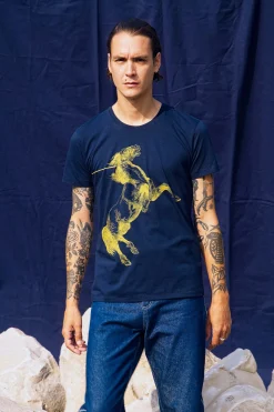 T-Shirt Querido Indomable Bleu Marine