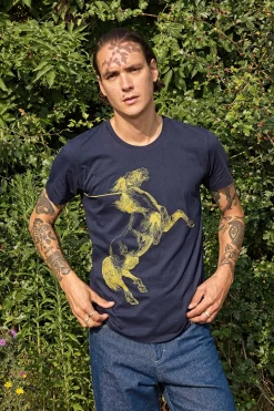 T-Shirt Querido Indomable Bleu Marine