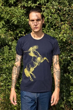 T-Shirt Querido Indomable Bleu Marine