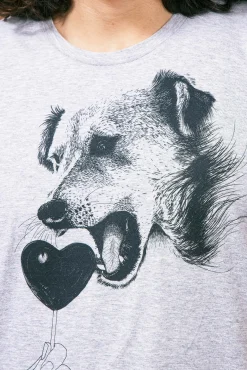 T-Shirt Querido Perro Gris