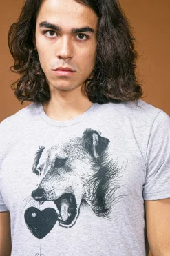T-Shirt Querido Perro Gris