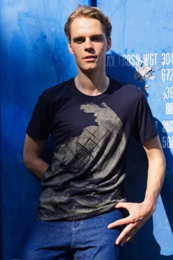 T-Shirt Querido Rescate Bleu Marine