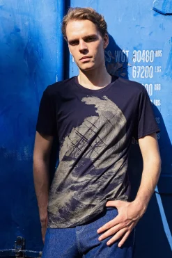 T-Shirt Querido Rescate Bleu Marine