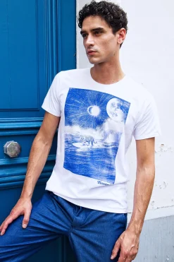 T-Shirt Querido Surf Tigre Blanc