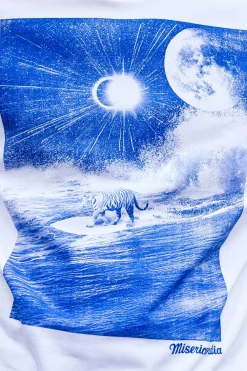 T-Shirt Querido Surf Tigre Blanc