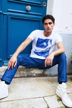 T-Shirt Querido Surf Tigre Blanc