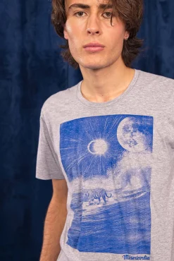 T-Shirt Querido Surf Tigre Gris