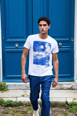 T-Shirt Querido Surf Tigre Blanc