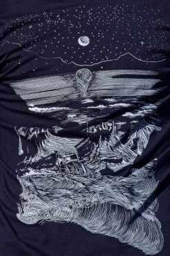 T-Shirt Querido Viaje Bleu Marine