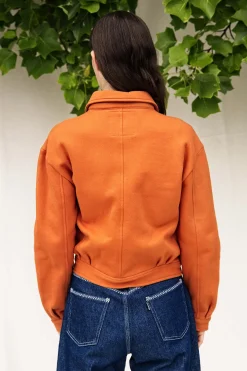 Veste Boutonnée Dione Tabac