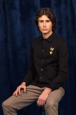 Veste Boutonnée Estévez Noir