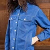 Veste Chemise Attis Bleu Denim