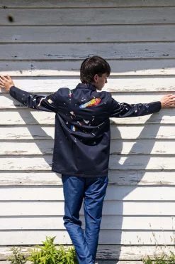 Veste Cristobal Difraccion Bleu Marine