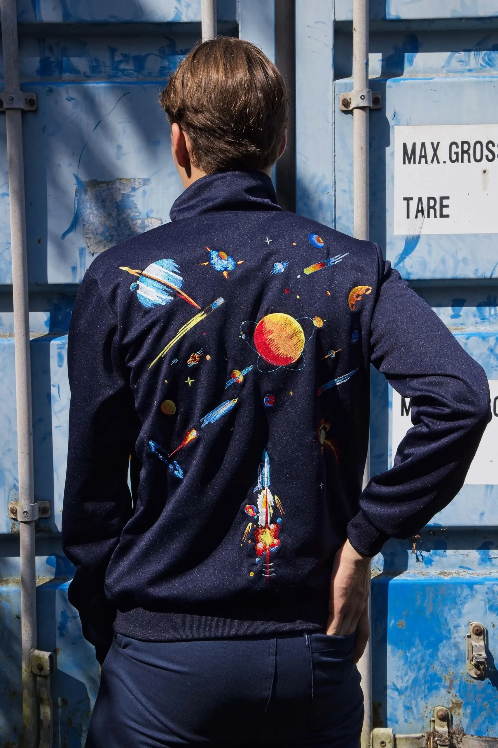 Veste de Sport Clasica Cohete Bleu marine