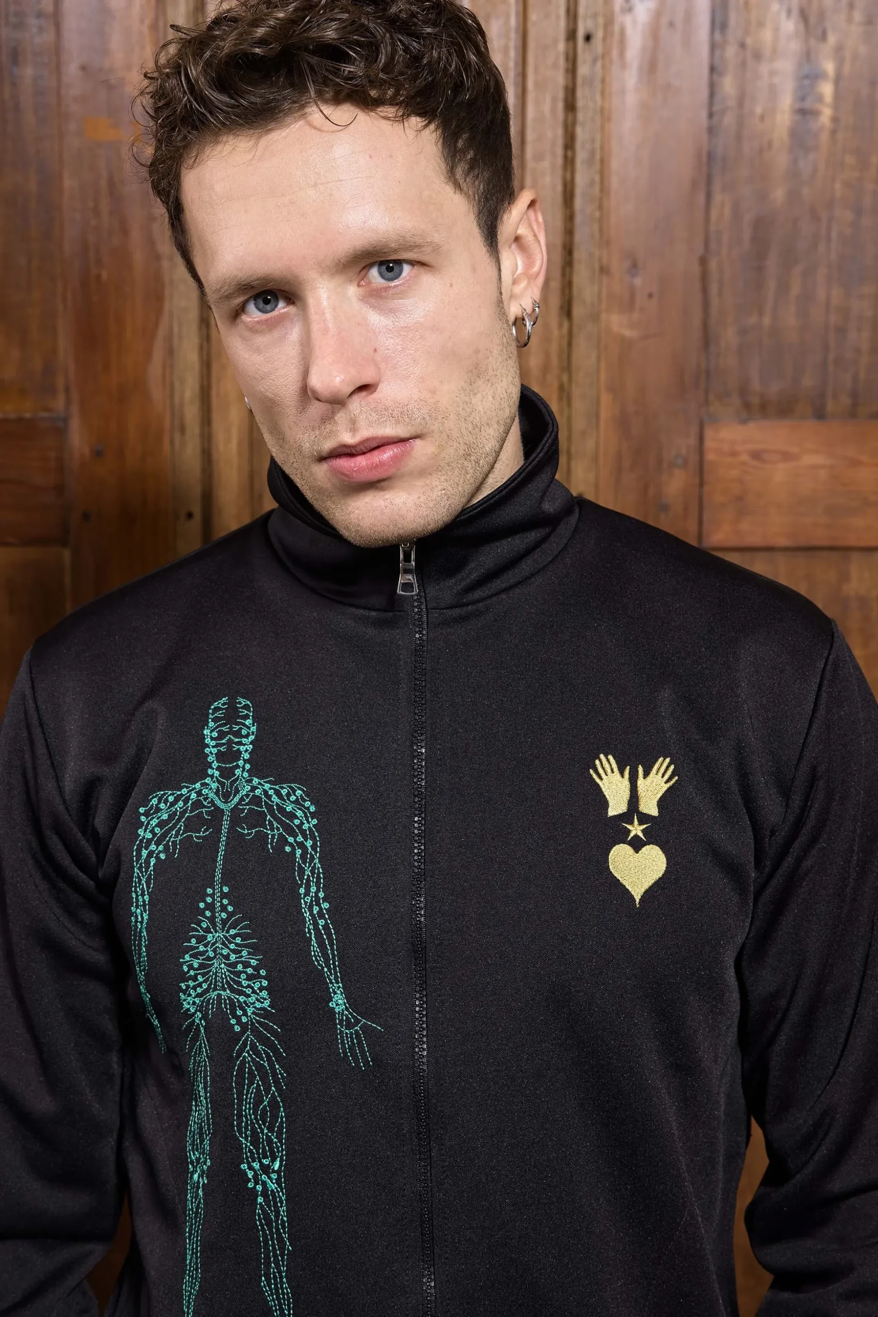 Veste de Sport Clasica Cuerpo Noir