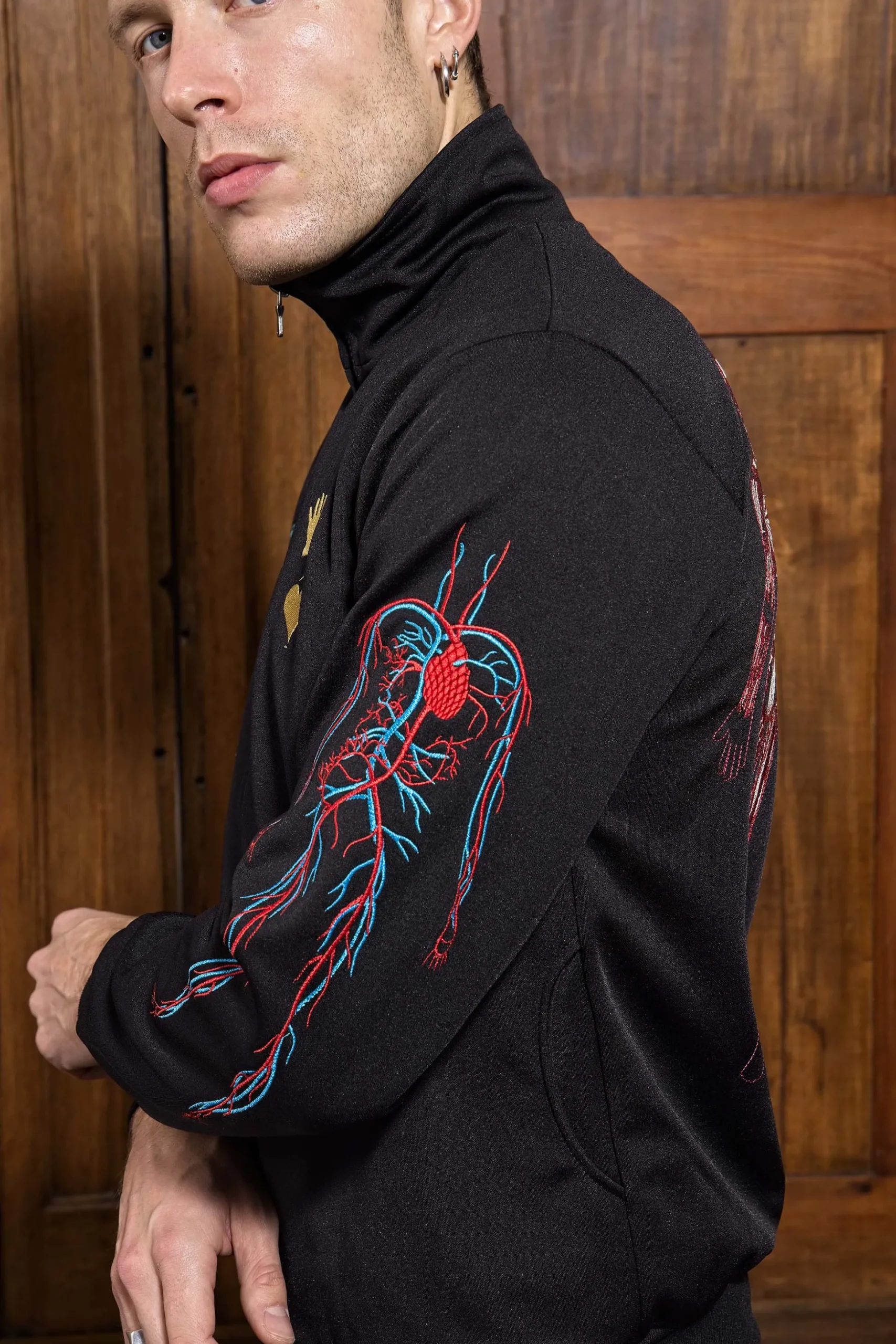 Veste de Sport Clasica Cuerpo Noir