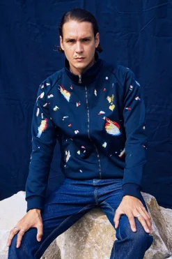 Veste de Sport Zapallal Difraccion Bleu Marine
