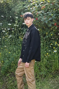 Veste-chemise Attis Noir