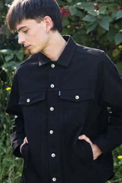 Veste-chemise Attis Noir