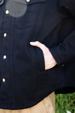 Veste-chemise Attis Noir